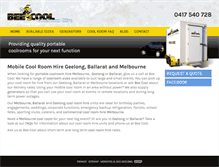 Tablet Screenshot of beecool.com.au